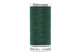 Grøn denim sytråd fra Gütermann