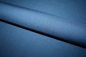 Støvet blå uld -og silkeblanding