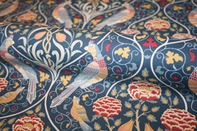 William Morris bomuld 'Seasons Indigo' til patchwork og beklædning