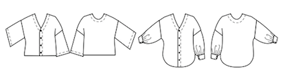 Bluse symønster nexus blouse fra PaperCut Patterns