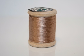 Nougat knaphulssilke