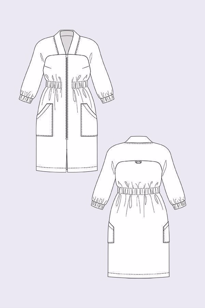 Beryl bomber dress