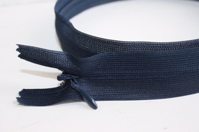 Navy lynlås 55 cm.