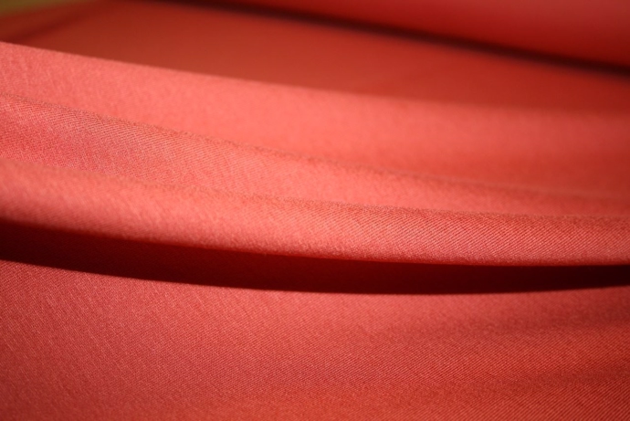 Brændt orange viscose jersey