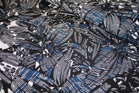 Viscose twill med print 'BWB'