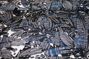 Viscose twill med print