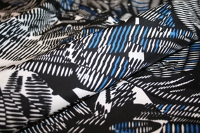 Viscose twill med print