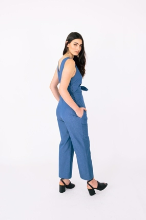 Snitmønster buksedragt \'Sierra Jumpsuit\'