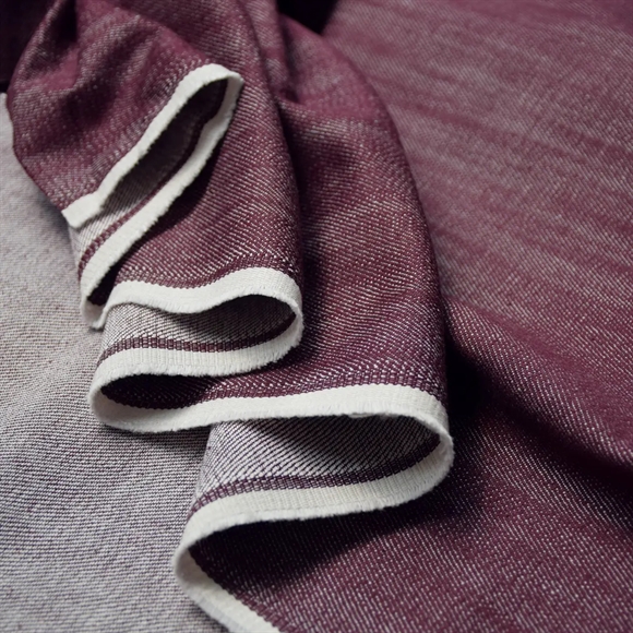 Bordeaux bomulds denim