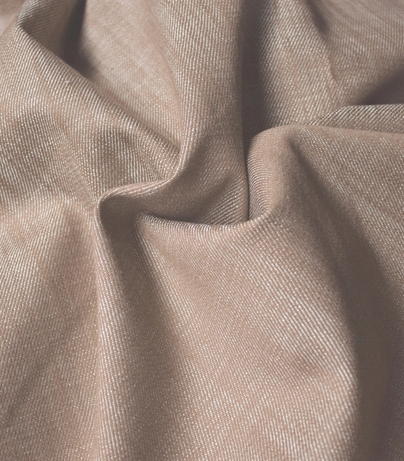 Lysebrun bomulds denim