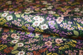 Blomstret viscose twill 'Louisa'