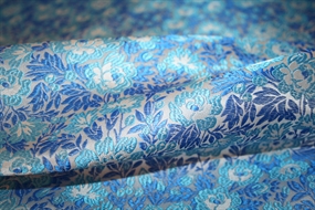 Blomstret jacquard