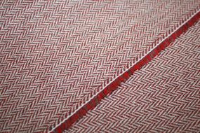 Sildebensvævet bomuld med uld