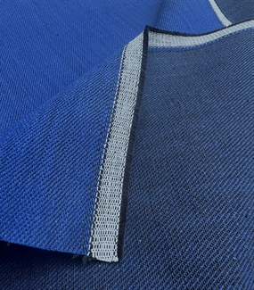 Kobolt blå bomulds denim