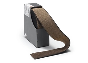 Brun glimmer elastik 5 cm.