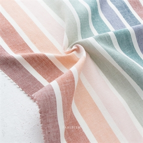 Fableism bomuld med lodrette striber