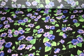 Blomstret silkejacquard