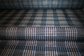 'Houndstooth Oro' Jacquard