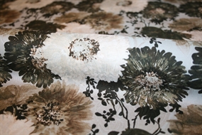 Blomstret jacquard