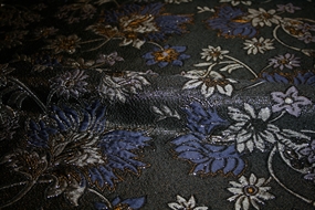 Blomstret jacquard med lurex