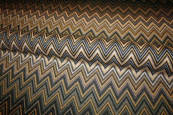 Punto jersey med zig-zag mønster