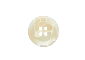 20,5 mm. 4-huls knap med sandfarvet mosaic mønster
