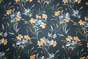 Liberty viskose stof \'Poppy and Daffodil\'