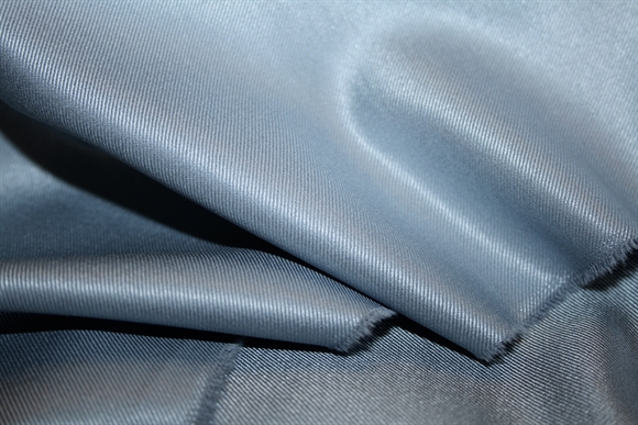 Lyseblå uld -og silkeblanding fra Loro Piana