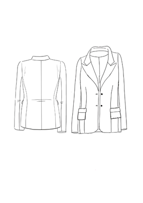Symønster til blazer jakke