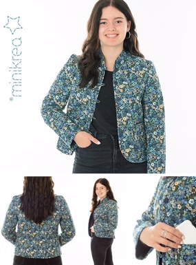 Snitmønster til quiltet jakke