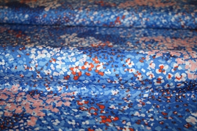 Viscose stof med confetti print