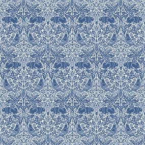 William Morris Brer Rabbit Blue