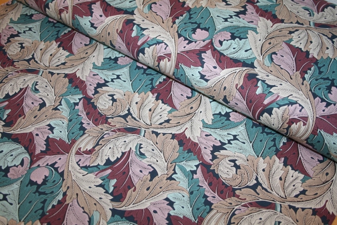 William Morris bomuld \'Acanthus Dusk\'