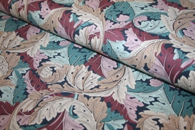 William Morris bomuld \'Acanthus Dusk\'