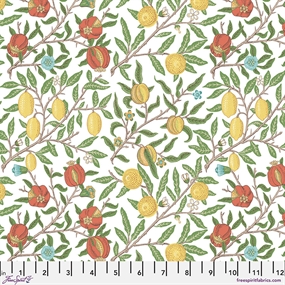 William Morris bomuld 'Fruit white'