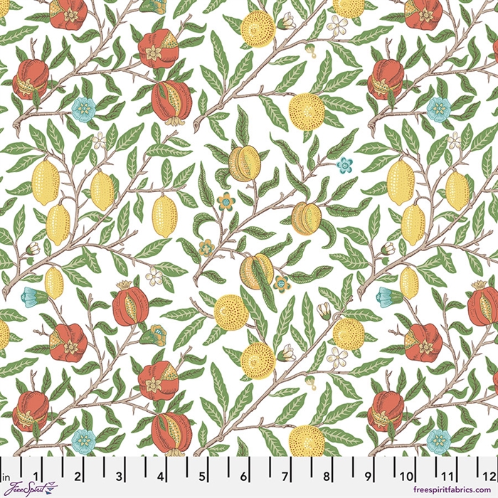 William Morris bomuld \'Fruit white\'