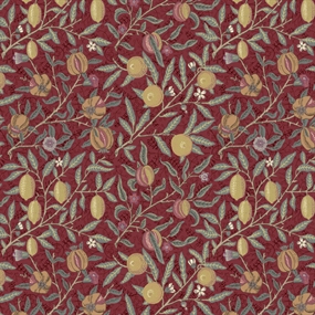 William Morris bomulds stof 'MED Fruit Berry'