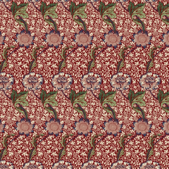 William Morris bomulds stof \'Kennet\'