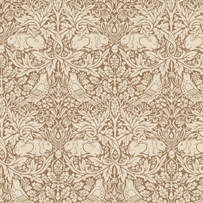 William Morris bomulds stof 'Brer Rabbit Gold'