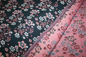 Blomstret jacquard