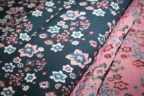 Blomstret jacquard