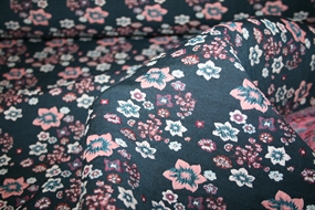 Blomstret jacquard