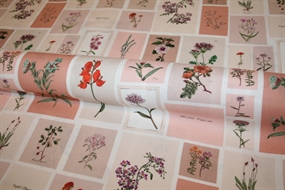 Viscose med blomster