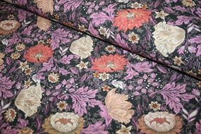 Blomstret viscose crepe