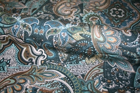 Viscose jersey med paisley print