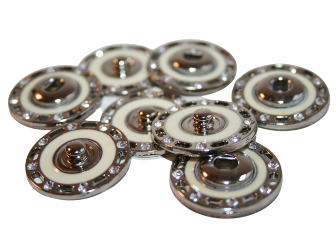 Tryklås med rhinsten