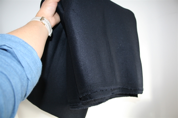 Stofrest 1,6 m. navy cashmere uld