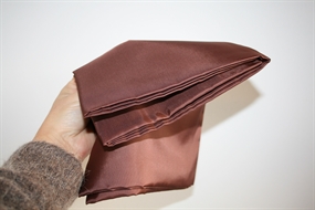 Stofrest 1,5 m. rødbrun cupro foer