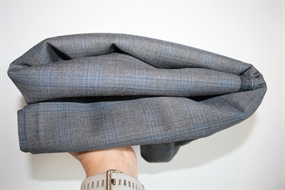 Stofrest 2,2 m. ternet grå uld