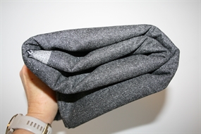 Stofrest 2,3 m. grå uld